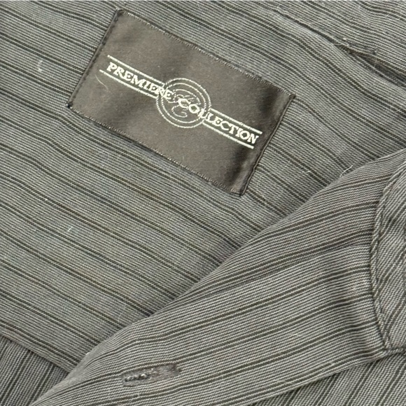 Mens Premier Collection Button Down Long Sleeve - Picture 2 of 6
